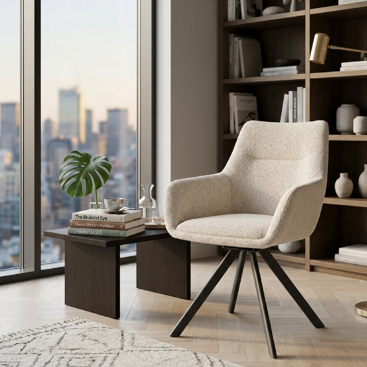 Upholstered Swivel Armchair (2) | Oroa.com