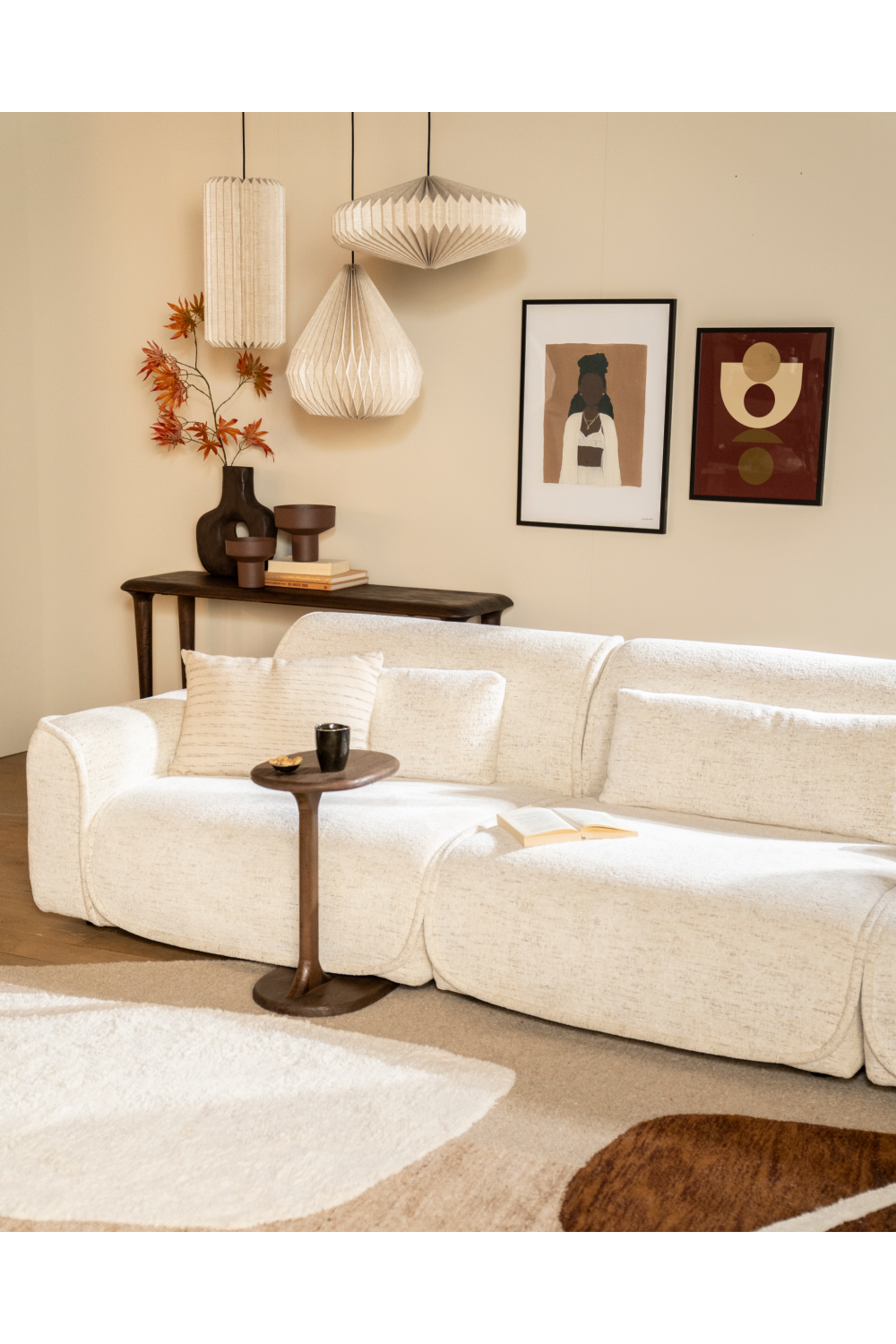 Mango Wood End Table | By-Boo Fenix | OROA.com