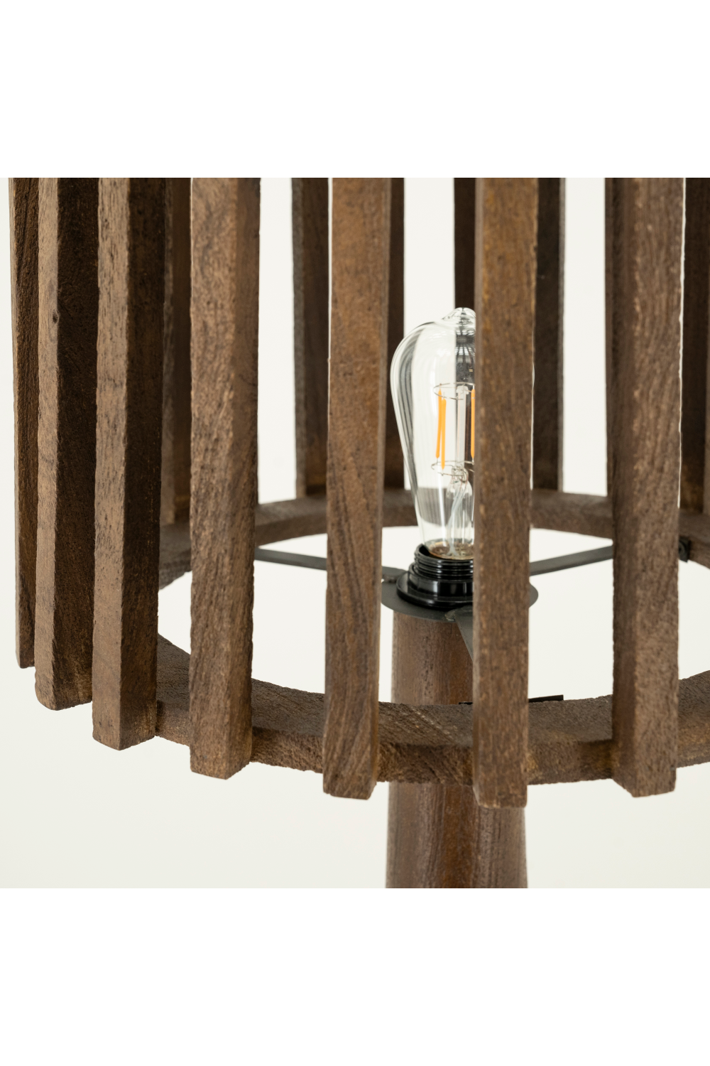 Mango Wood Floor Lamp | Oroa.com
