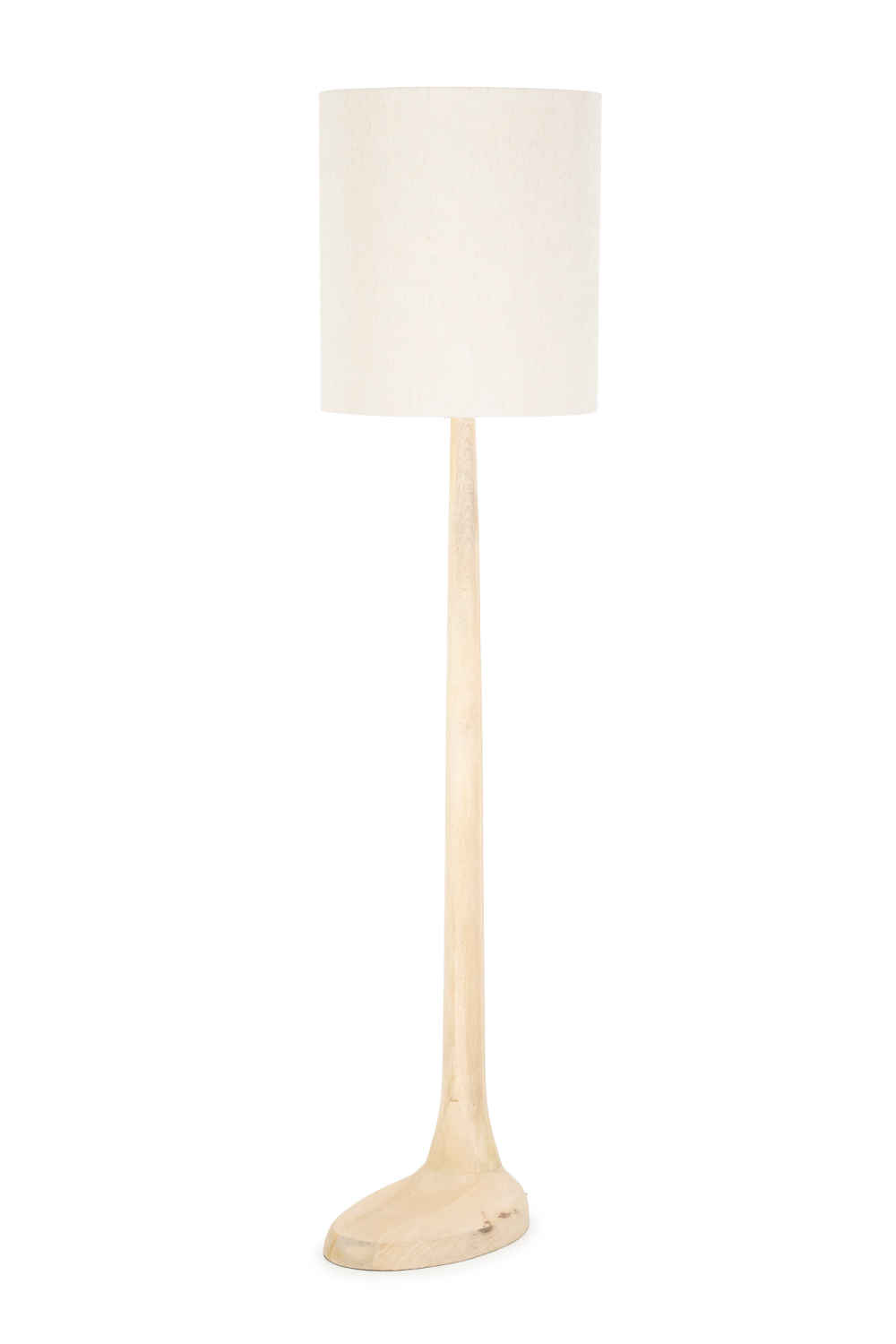 Mango Wood Base Floor Lamp | Oroa.com