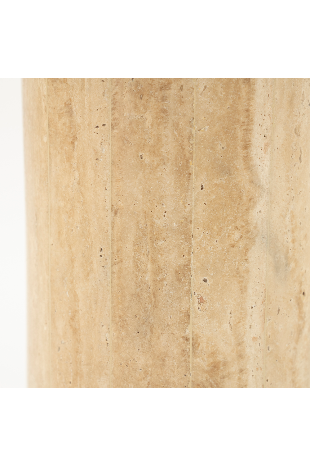 Cylindrical Travertine Table Lamp | By-Boo Amara | OROA.com