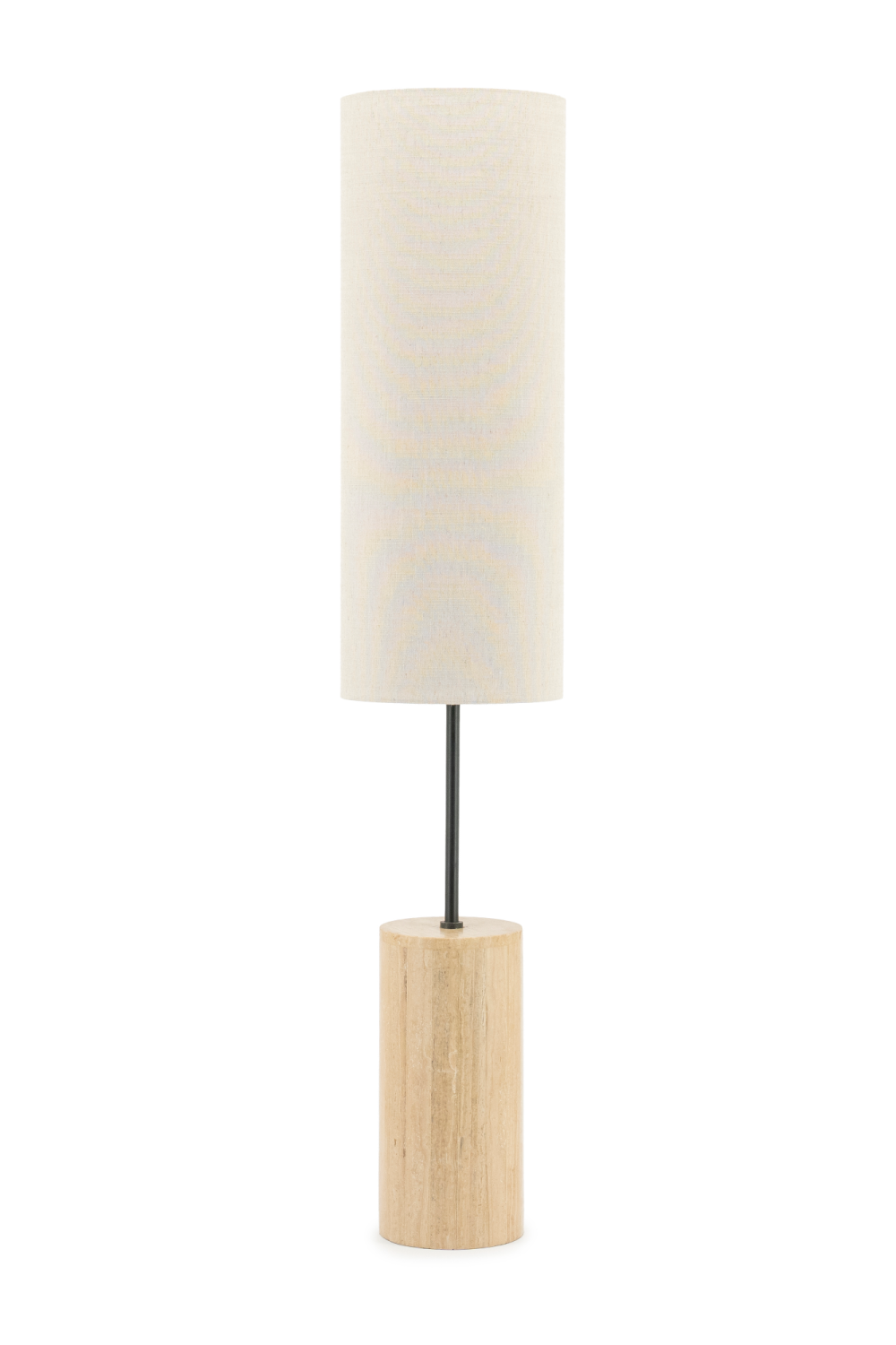 Cylindrical Travertine Table Lamp | By-Boo Amara | OROA.com