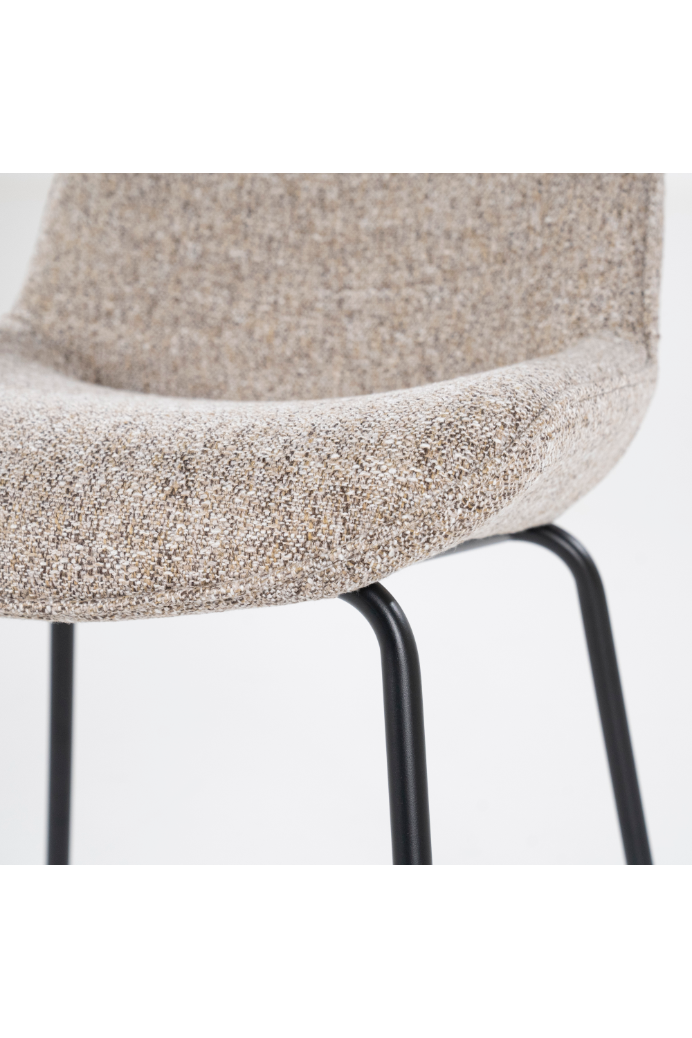 Minimalist Upholstered Dining Chairs (2) | By-Boo Base | OROA.com