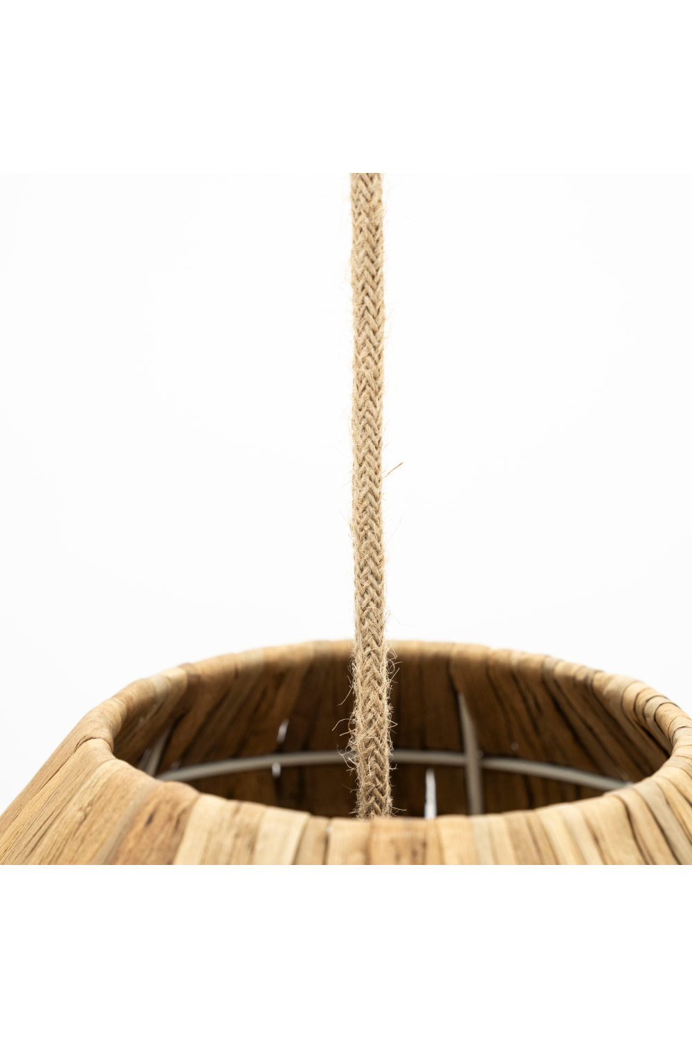 Natural Fiber Fluted Pendant Light | Oroa.com