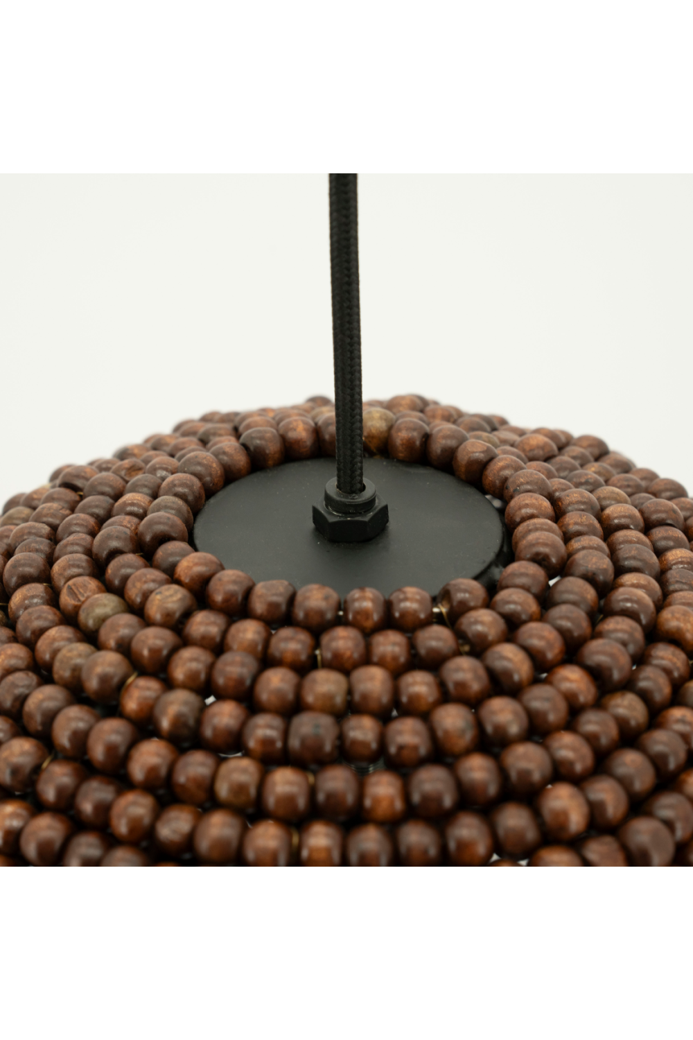 Wooden Beads Pendant Lamp | By-Boo Shanga | OROA.com