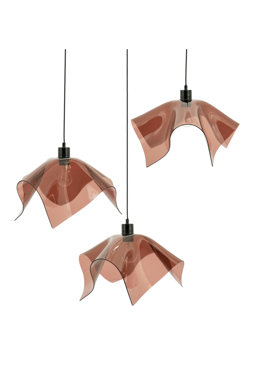 Transparent Brown Pendant Lamp | By-Boo Nims | OROA.com