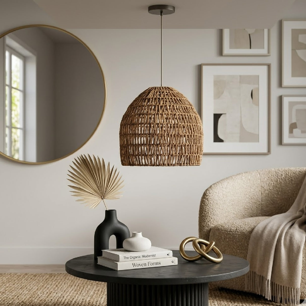 Abaca Plant Pendant Lamp | Oroa.com