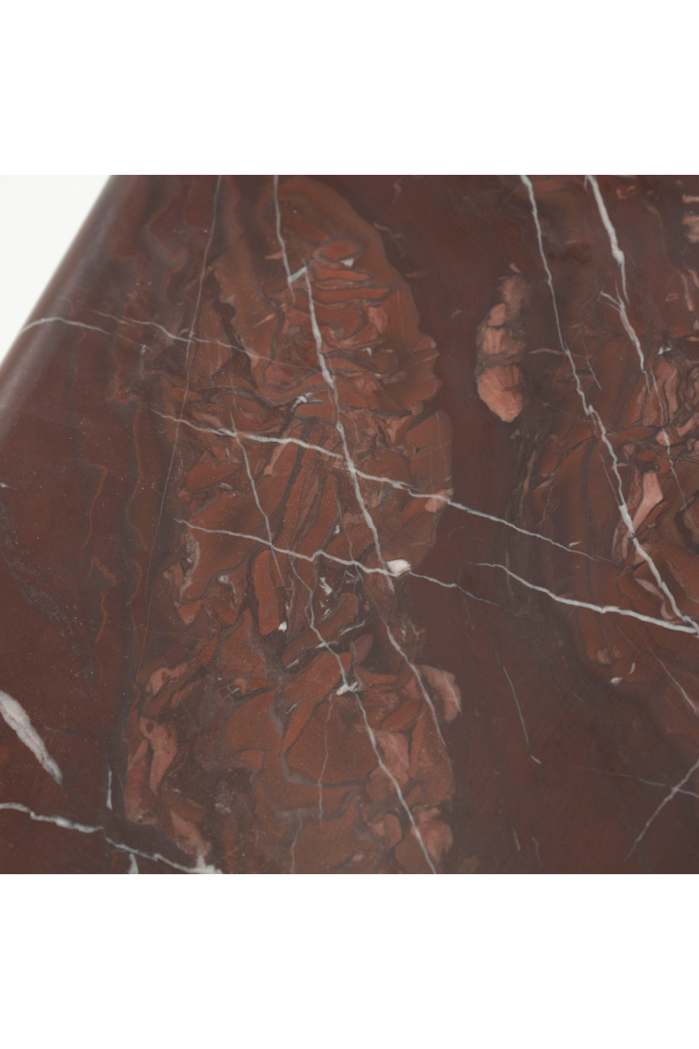 Polished Marble Square Side Table | By-Boo Dice | OROA.com