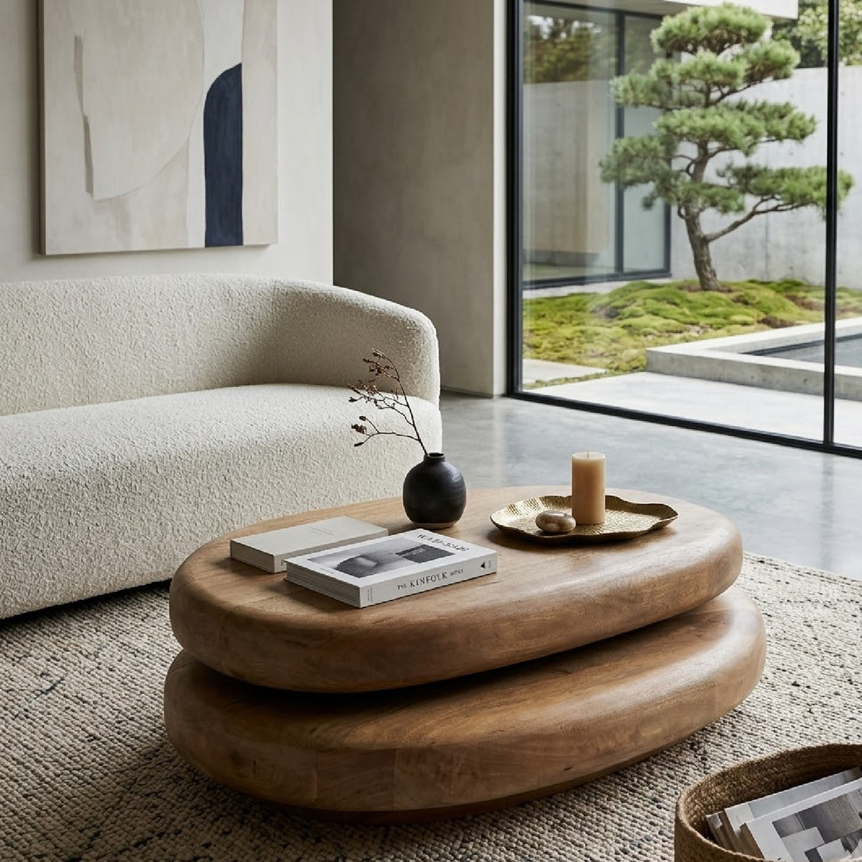 Stacked Mango Wood Coffee Table | Oroa.com