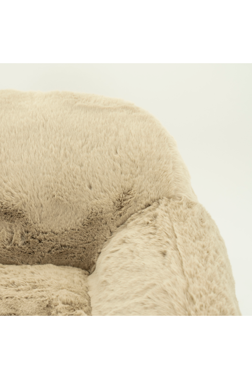 Fur Fabric Lounge Chair | By-Boo Little Hug | OROA.com