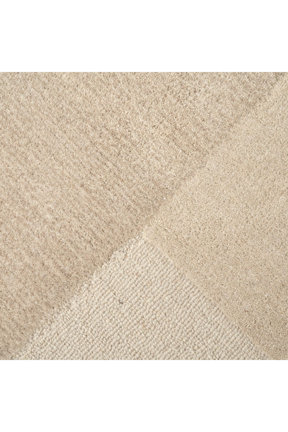 Geometrical Patterned Wool Carpet 6' x 9.5' | Oroa.com