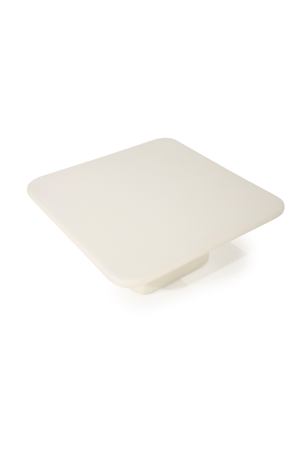 Lacquered Cement Square Coffee Table | Oroa.com