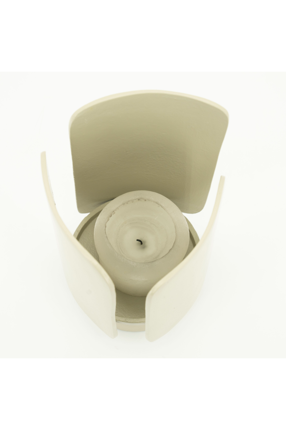 Cream Aluminum Candle Holder | Oroa.com