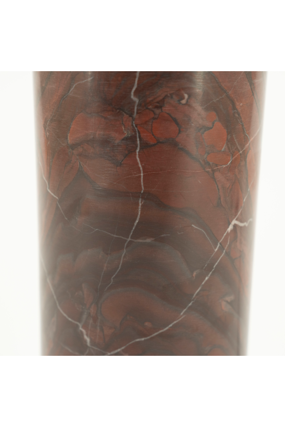 Marble Cylindrical Table Lamp | By-Boo Rosso | OROA.com