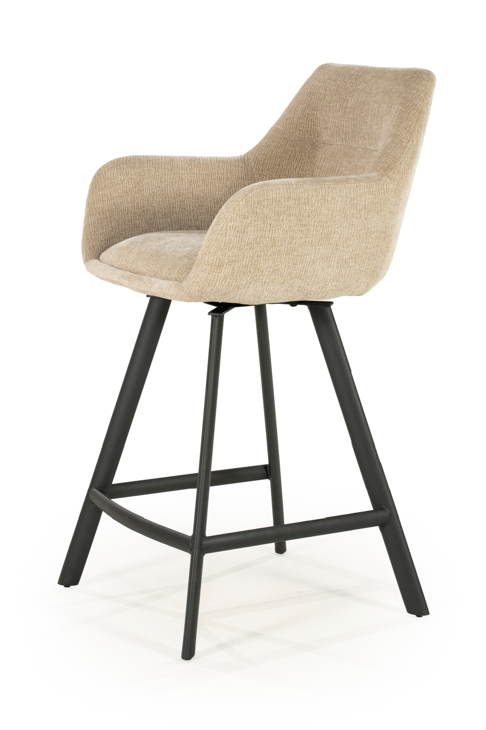 Upholstered Bar Stool with Arms | Oroa.com