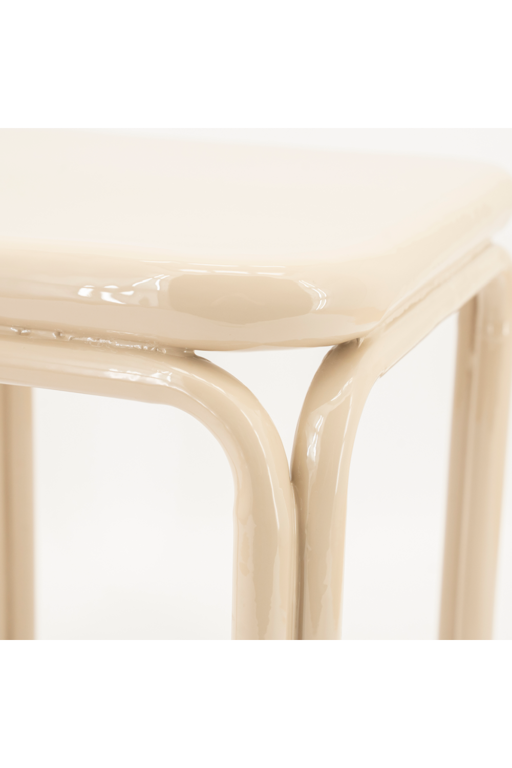 Glazed Iron Square Side Table | By-Boo Zilo | Oroa.com