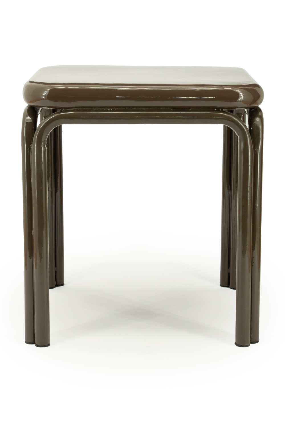 Glazed Iron Square Side Table | By-Boo Zilo | Oroa.com