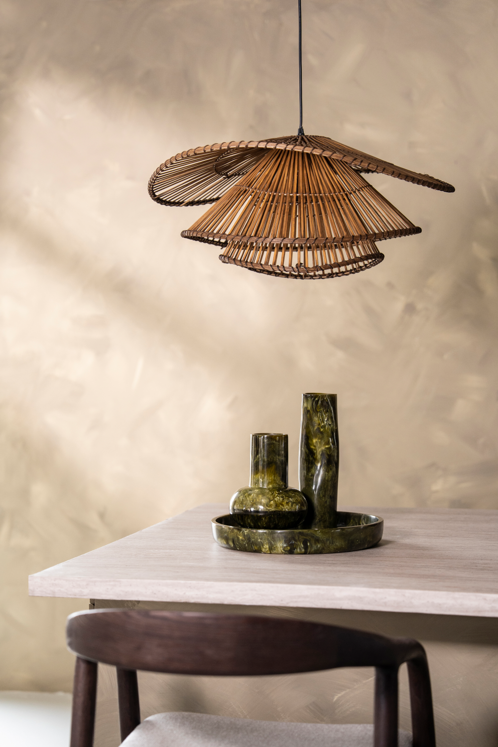 Bamboo Tiered Chandelier | Oroa.com