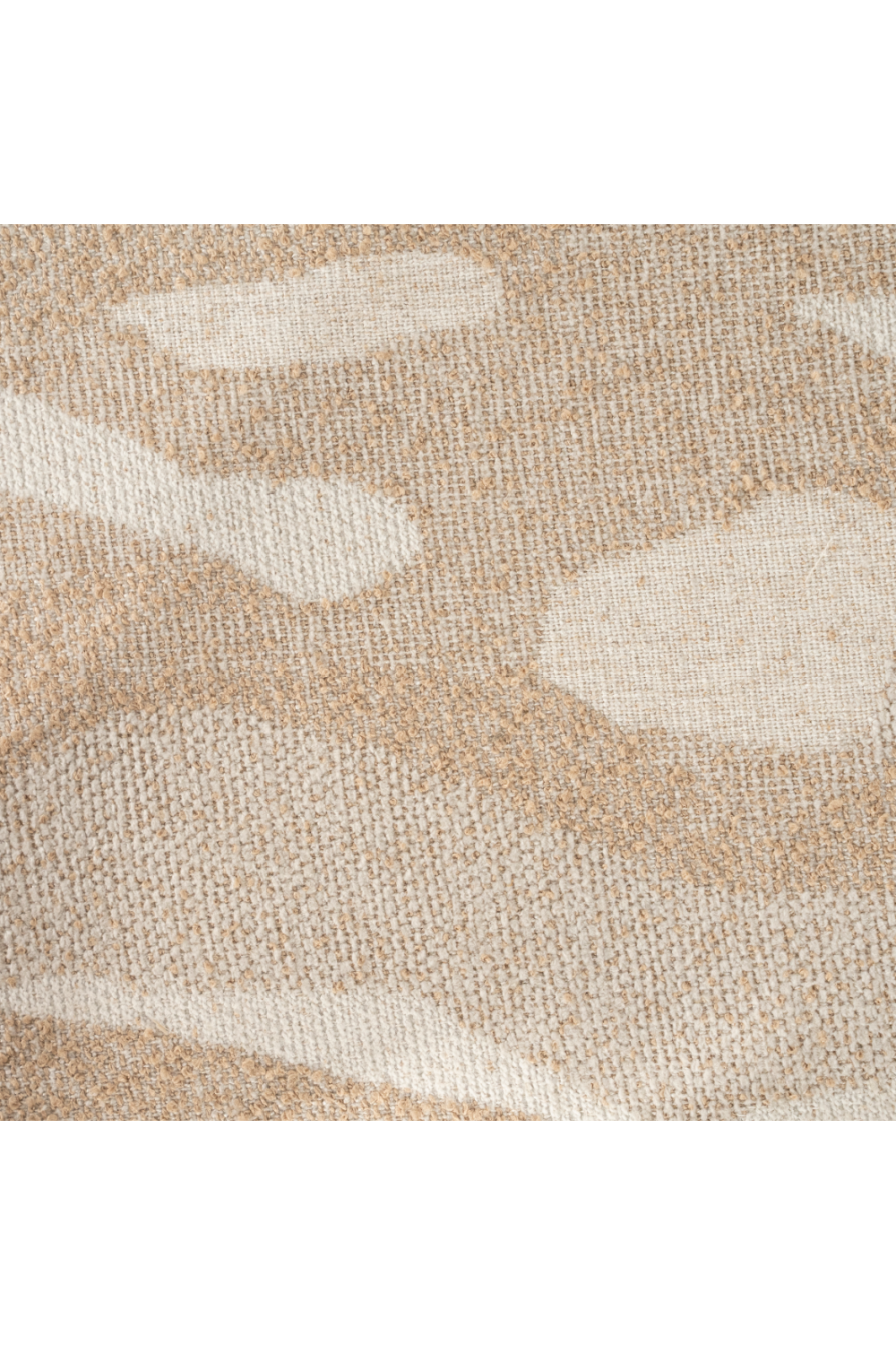 Printed Fabric Square Pouf L | Oroa.com