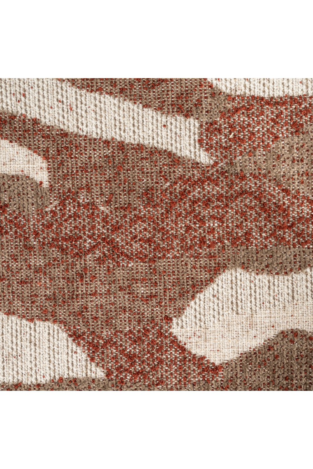 Printed Fabric Square Pouf L | Oroa.com