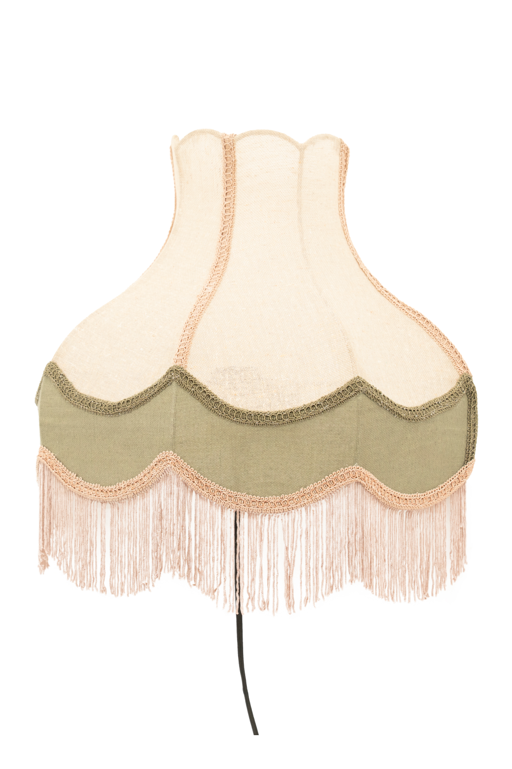 Jute Fringed Wall Lamp | By-Boo Fringaloo | Oroatrade.com