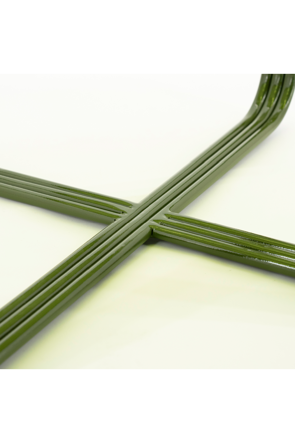 Cruciform Base Glass Coffee Table | Oroa.com