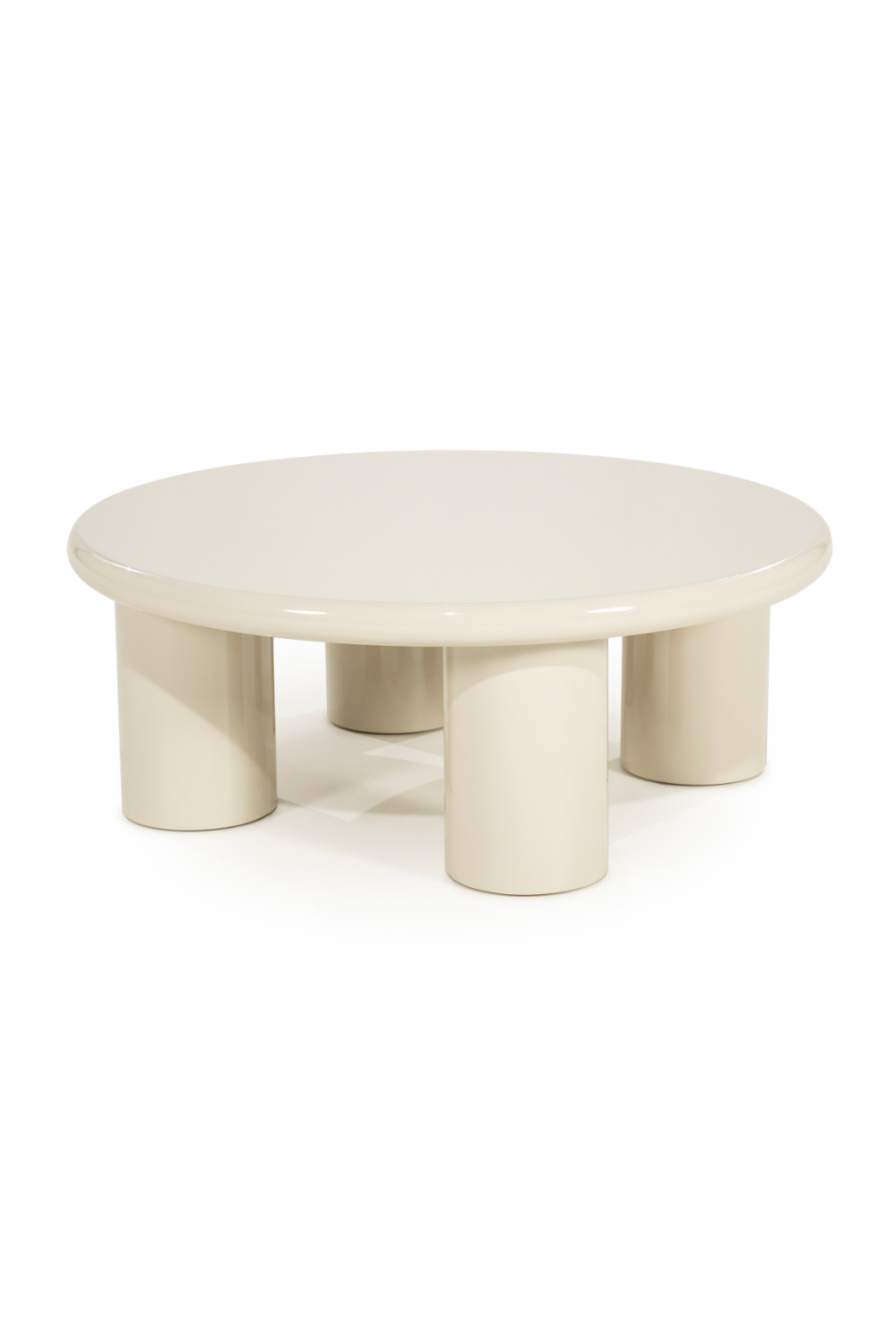 High-Gloss Round Coffee Table L | By-Boo Bloop | Oroa.com