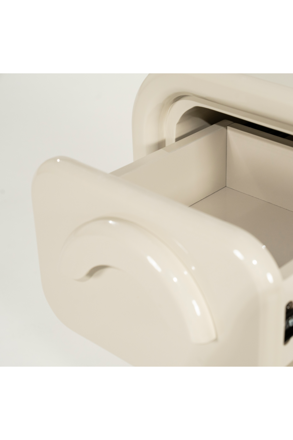 High-gloss 2-Drawer Cabinet S | Oroa.com