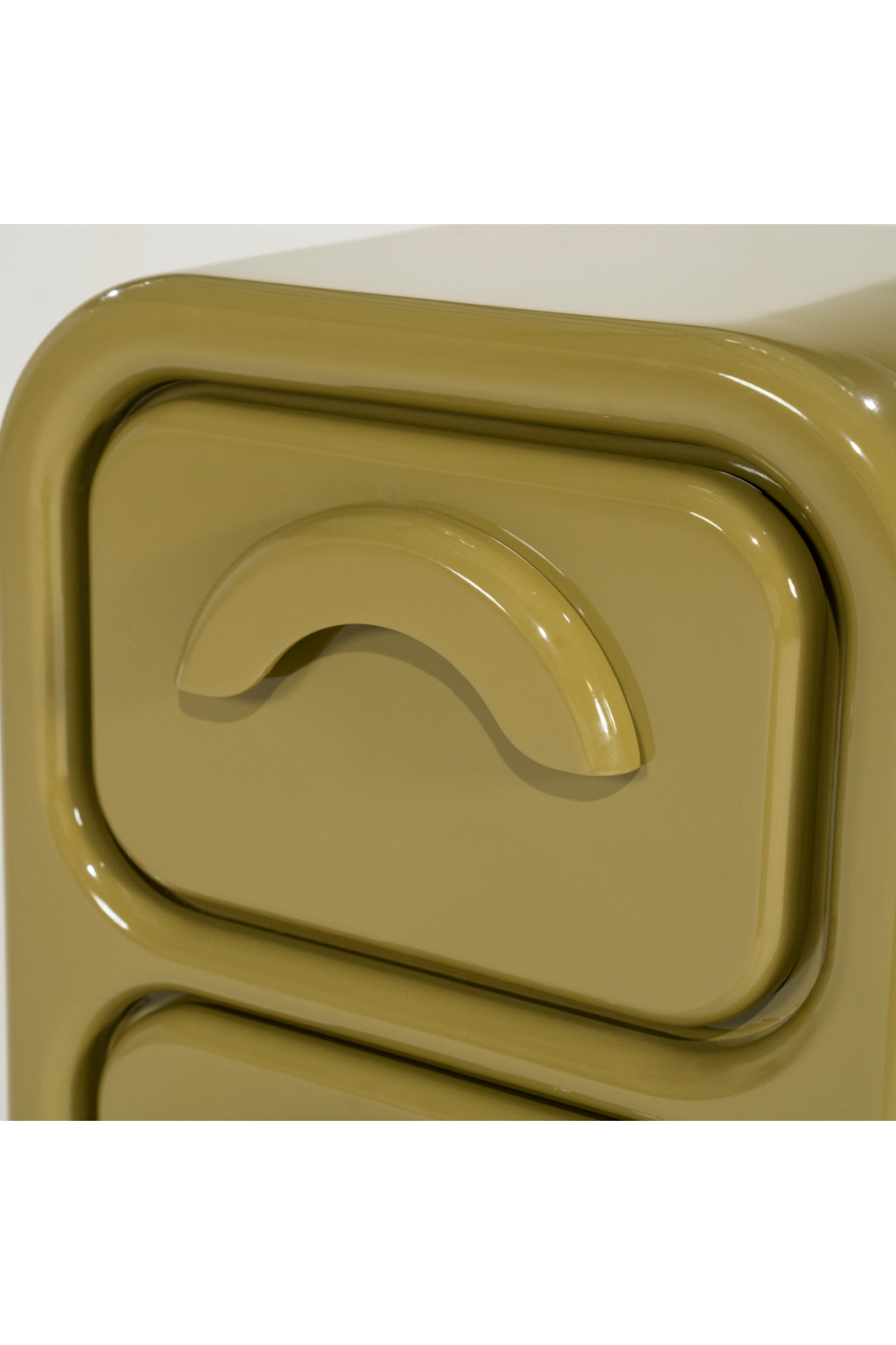 High-gloss 2-Drawer Cabinet S | Oroa.com