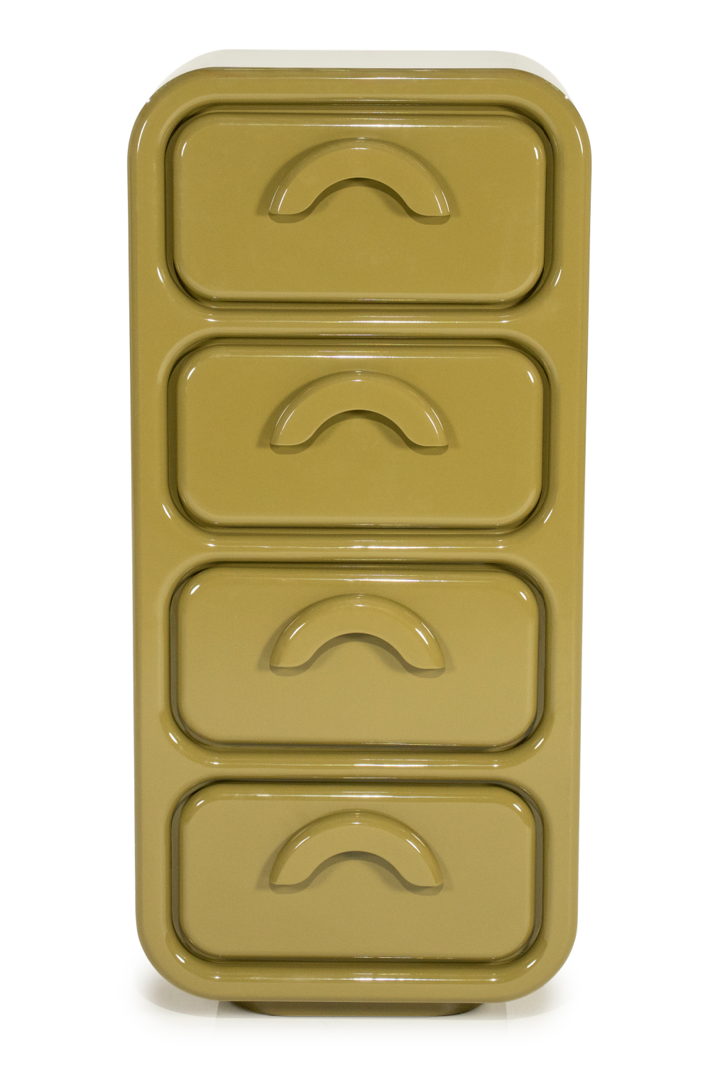 High-gloss 4-Drawer Cabinet L | Oroa.com