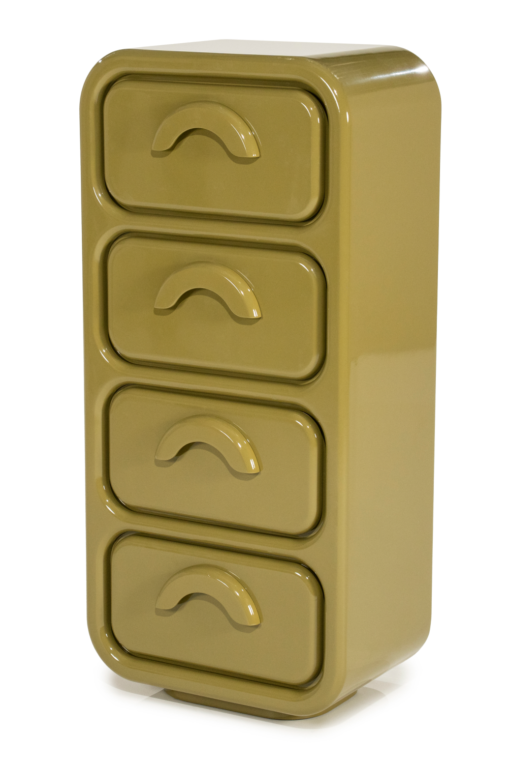 High-gloss 4-Drawer Cabinet L | Oroa.com