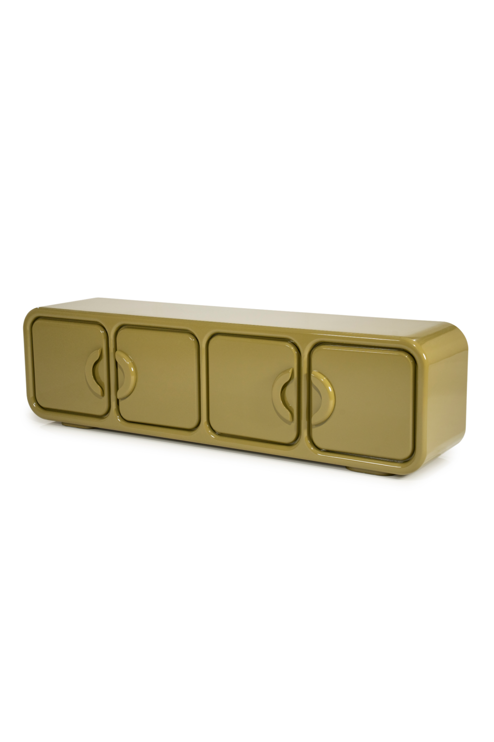 High-gloss 4-Door TV Cabinet | Oroa.com
