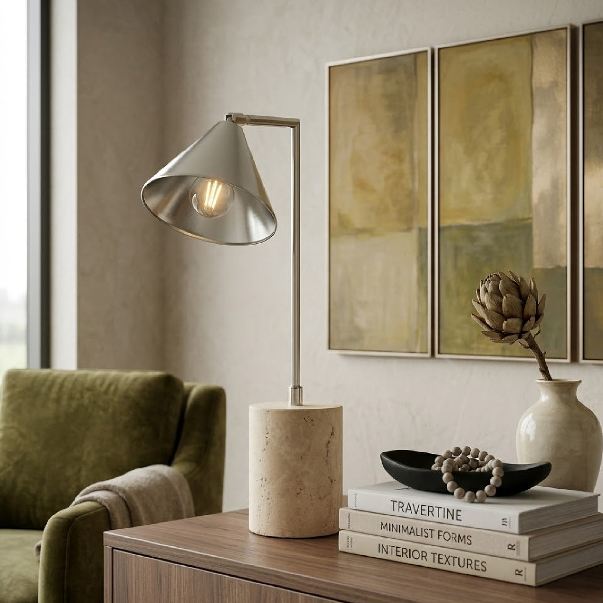Marble Base Table Lamp | Oroa.com