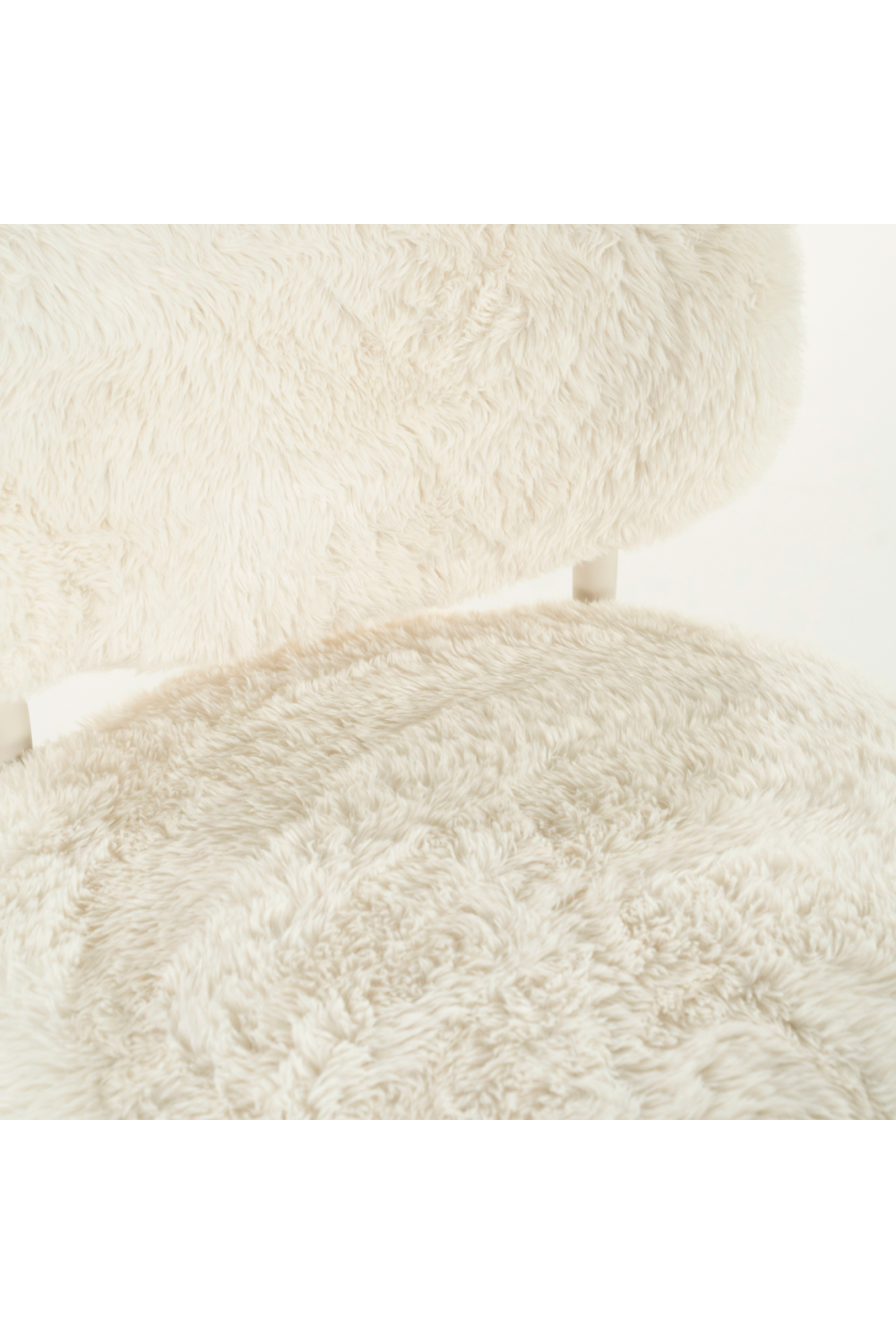 Round Furry Swivel Chair | Oroa.com