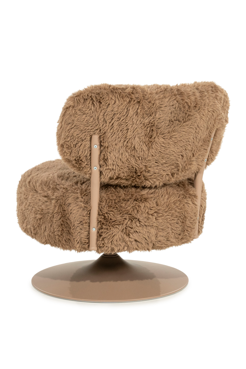 Round Furry Swivel Chair | Oroa.com