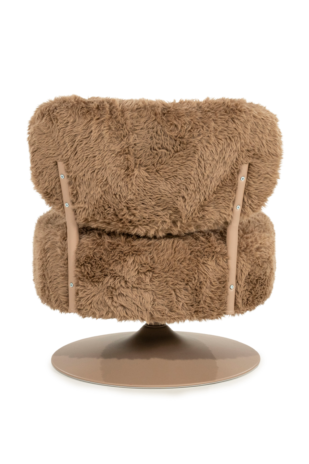 Round Furry Swivel Chair | Oroa.com