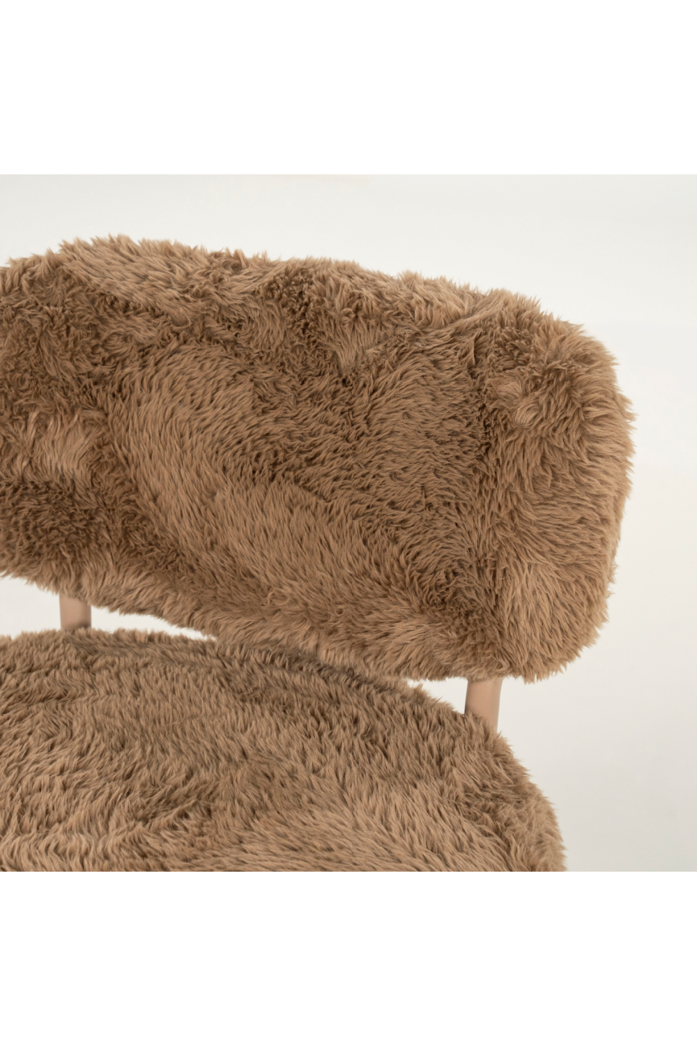Round Furry Swivel Chair | Oroa.com