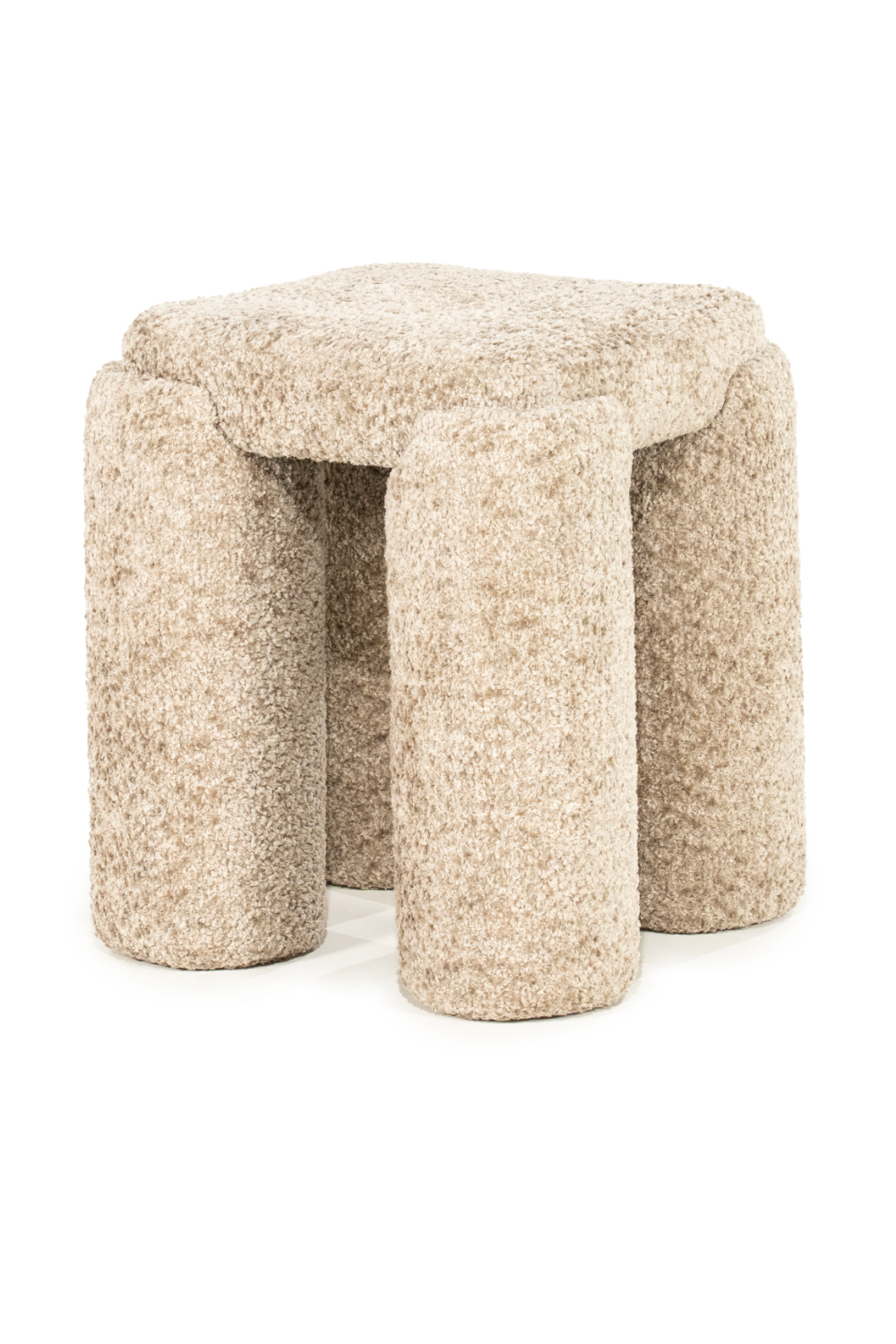 Fully-Upholstered Stool | By-Boo Omla | Oroa.com