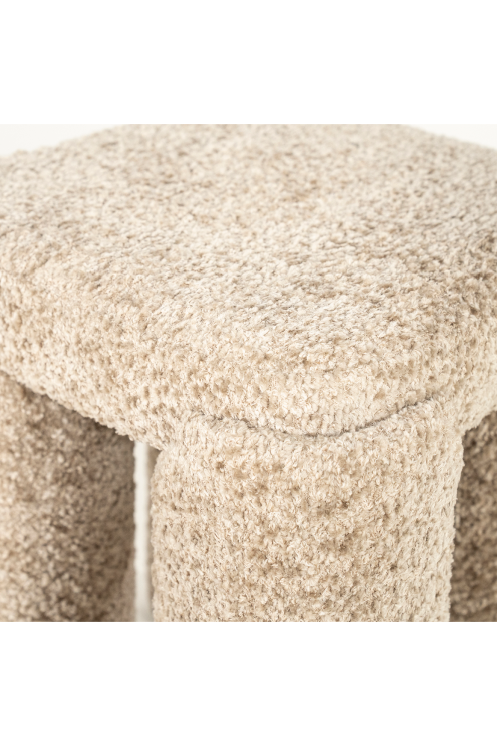 Fully-Upholstered Stool | By-Boo Omla | Oroa.com