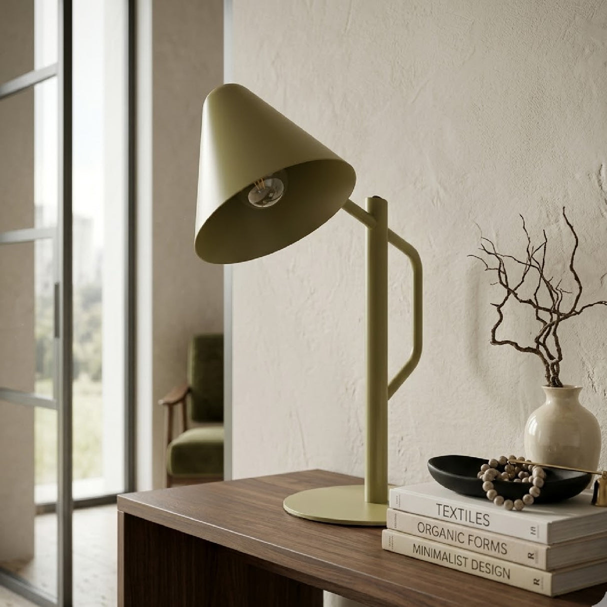 Painted Iron Table Lamp | Oroa.com