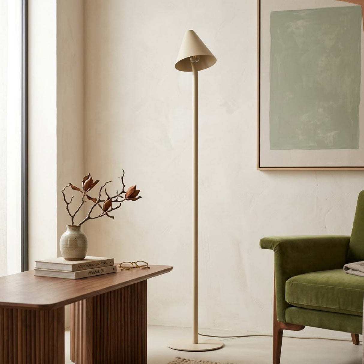 Painted Iron Floor Lamp | Oroa.com