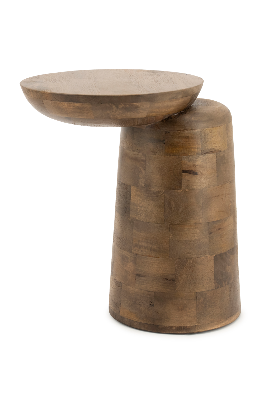 Lacquered Wood Asymmetric Side Table | By-Boo Woomble | Oroa.com