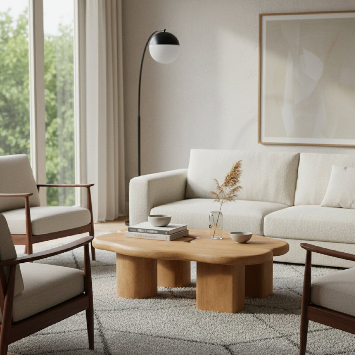 Lacquered Wood Puzzle Coffee Table | Oroa.com