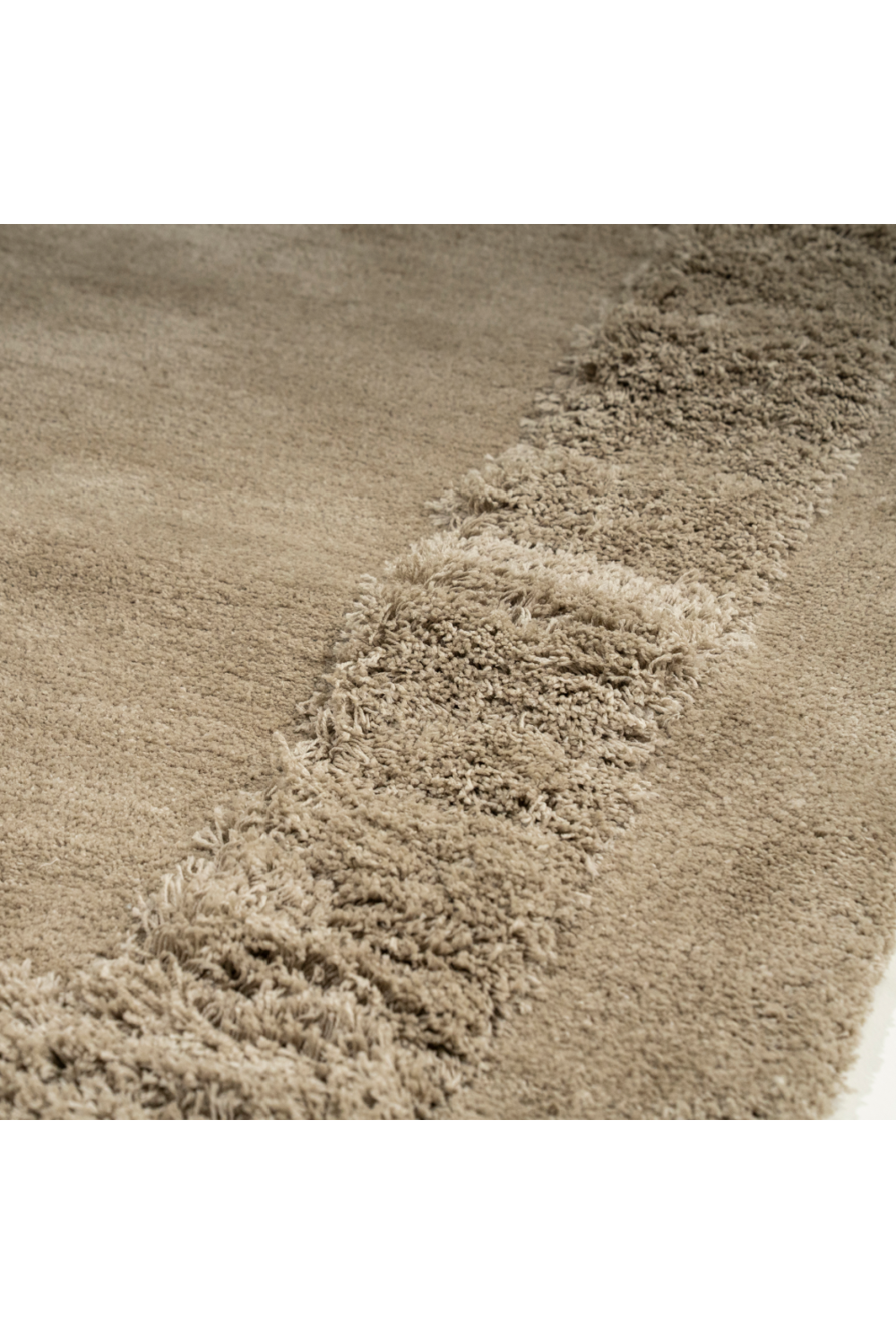 Hand-tufted Neutral Carpet 5 x 7'5" | By-Boo Tura | Oroa.com