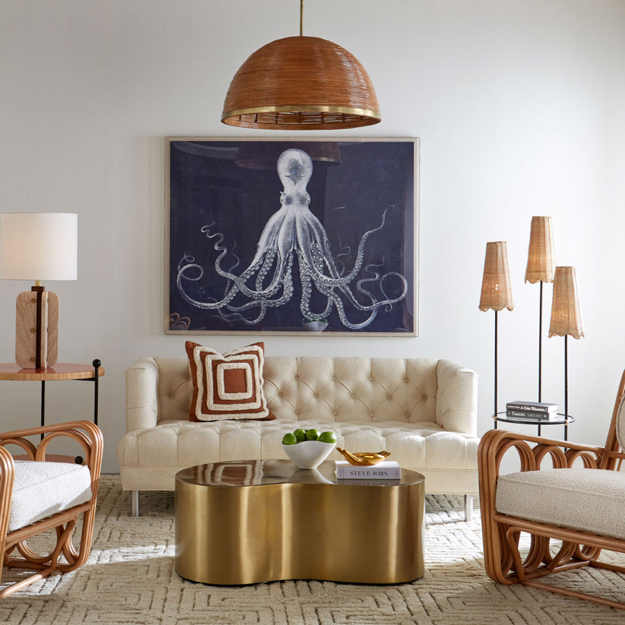 Brass Coffee Table L | Jonathan Adler Kidney | Oroa.com