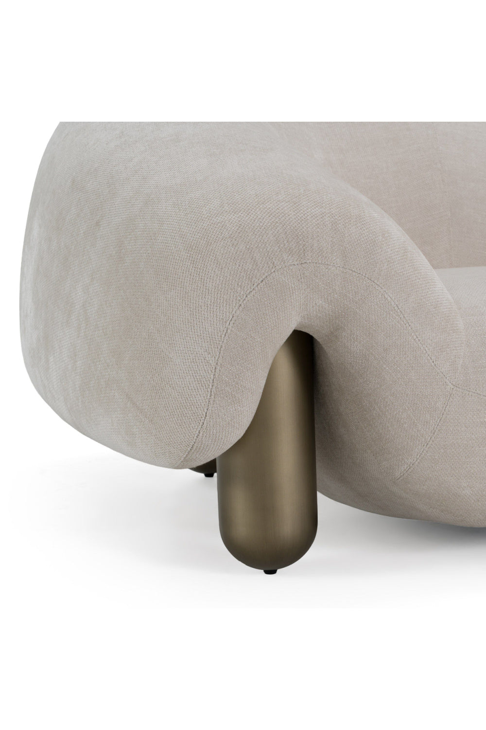 Light Gray Contemporary Accent Chair – Clarity – alternate view 7