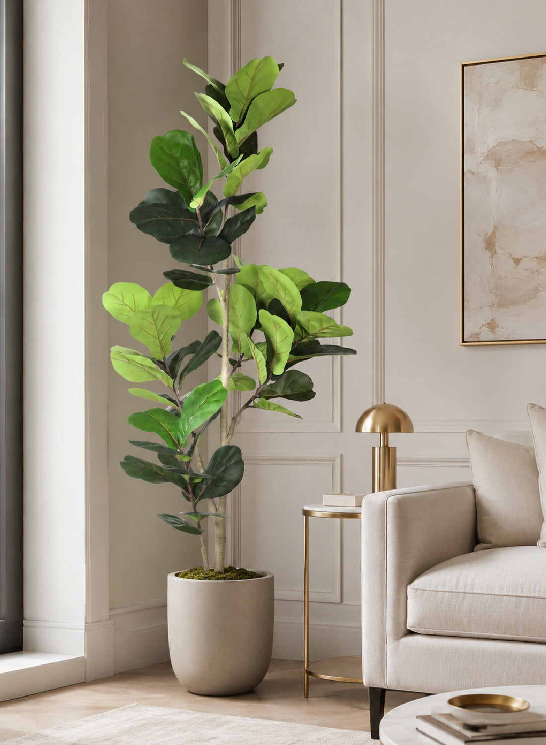 Fiddle Leaf Fig Tree - Natural Look