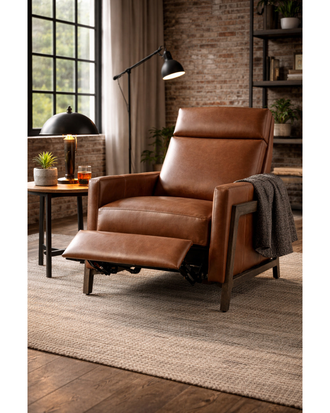Brown Leather Recliner Chair | Splendido Brandon