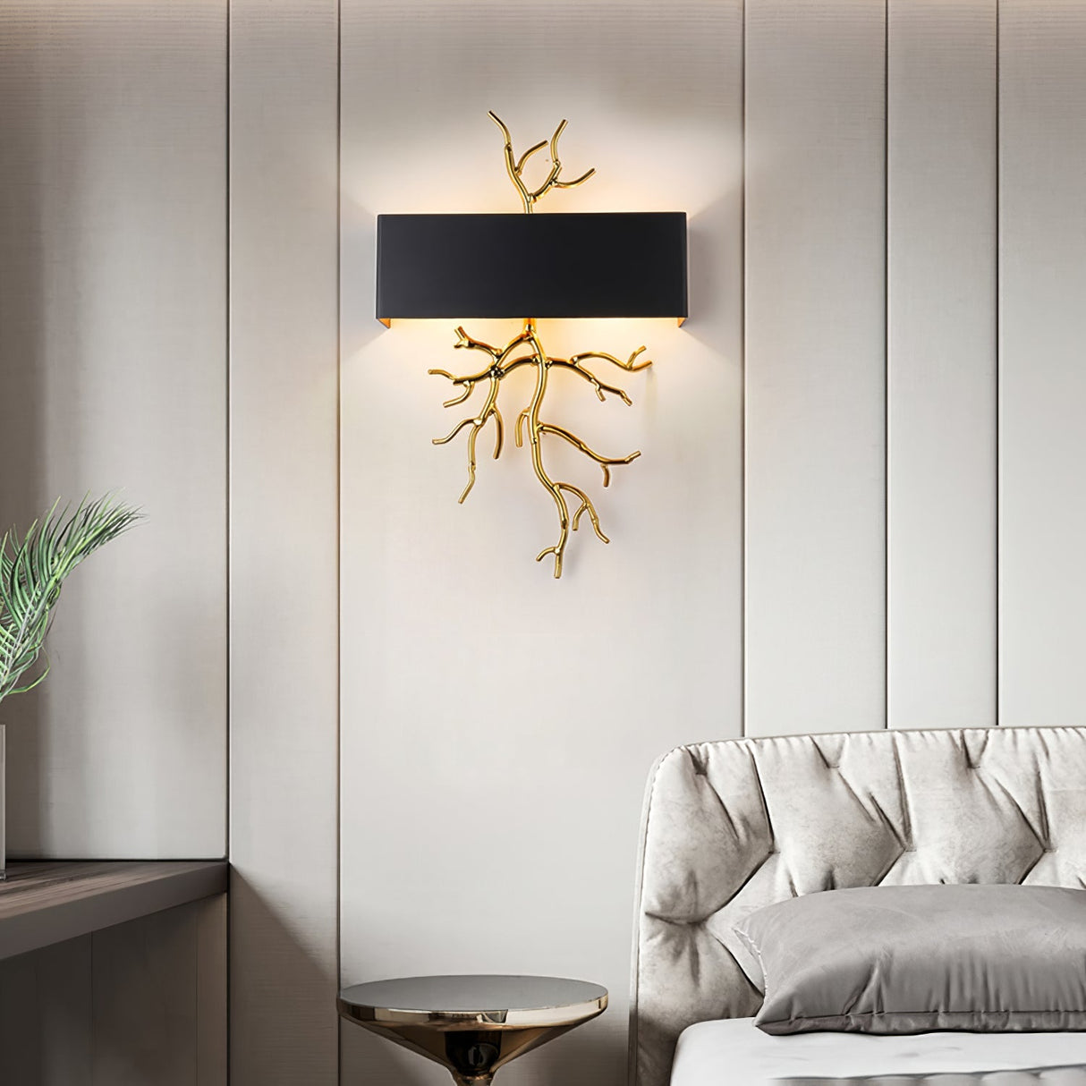 Brass Branch Wall Lamp - OROA
