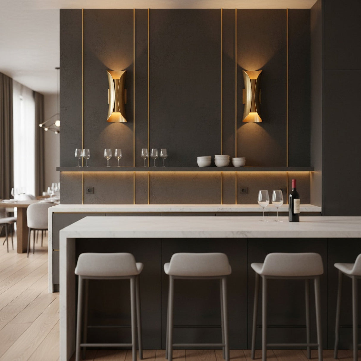Bronze Modern Wall Lamp - OROA
